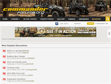 Tablet Screenshot of commanderforums.org